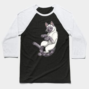 Lilac Lynx Point Shorthair Baseball T-Shirt